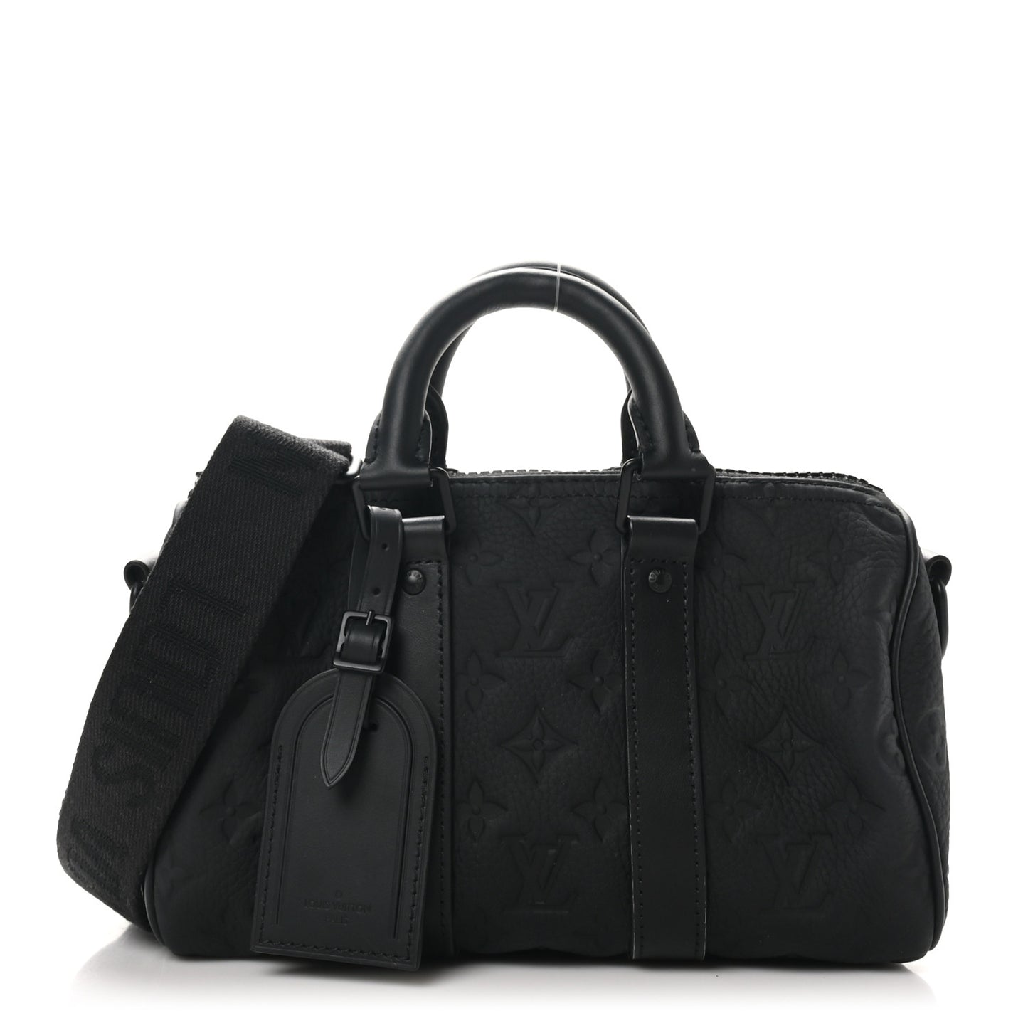 Monogram Taurillon Keepall Bandouliere 25 Black
