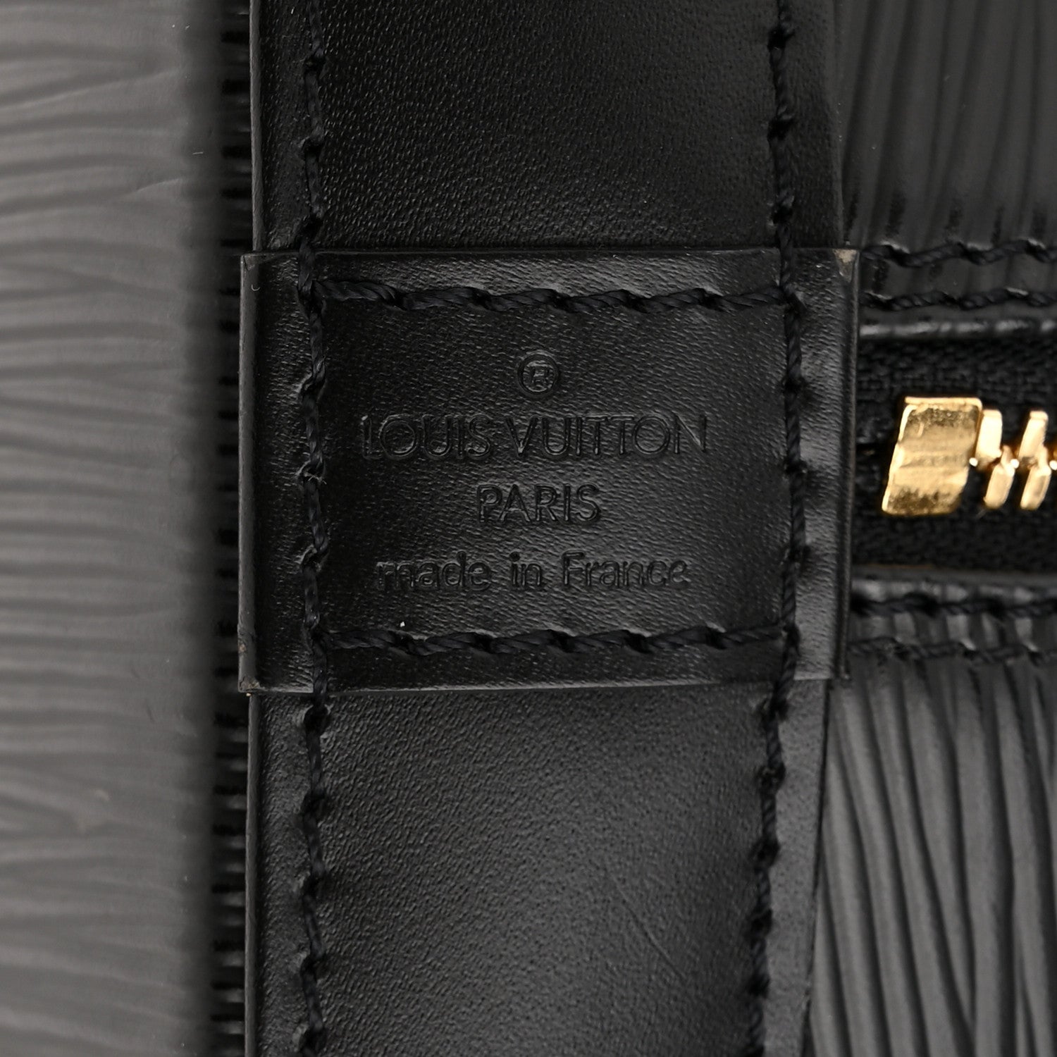 Louis Vuitton Epi Alma PM Black 6 of 9