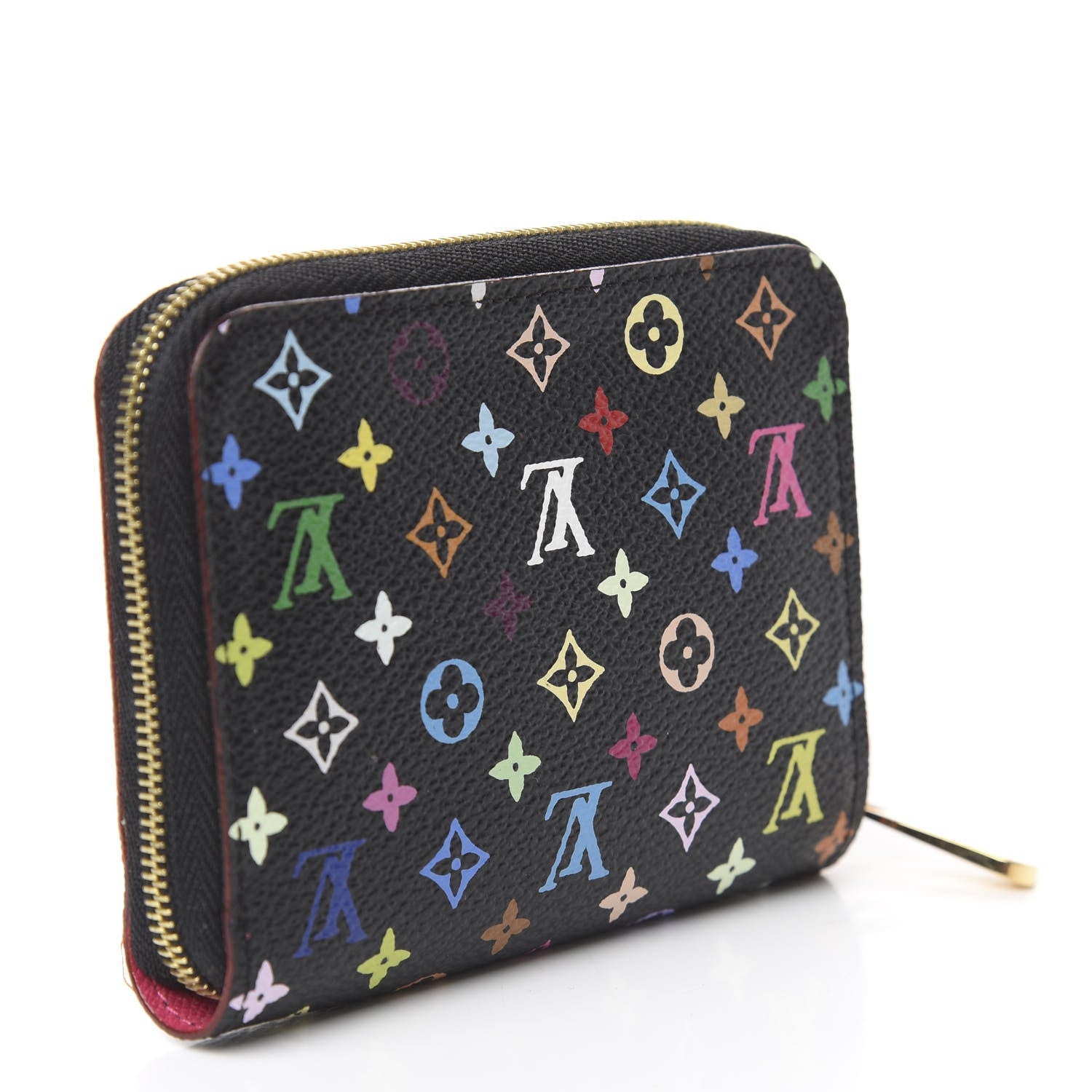 Louis Vuitton Monogram Multicolor Zippy Coin Purse Black Grenade 3 of 6