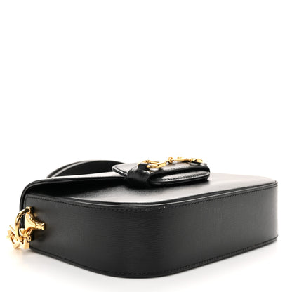 Gucci Azalea Calfskin Web Mini Horsebit 1955 Shoulder Bag Black 4 of 14