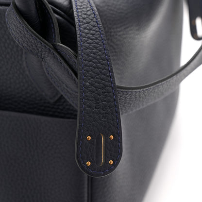 Hermes Taurillon Clemence Lindy 30 Bleu Nuit 7 of 11