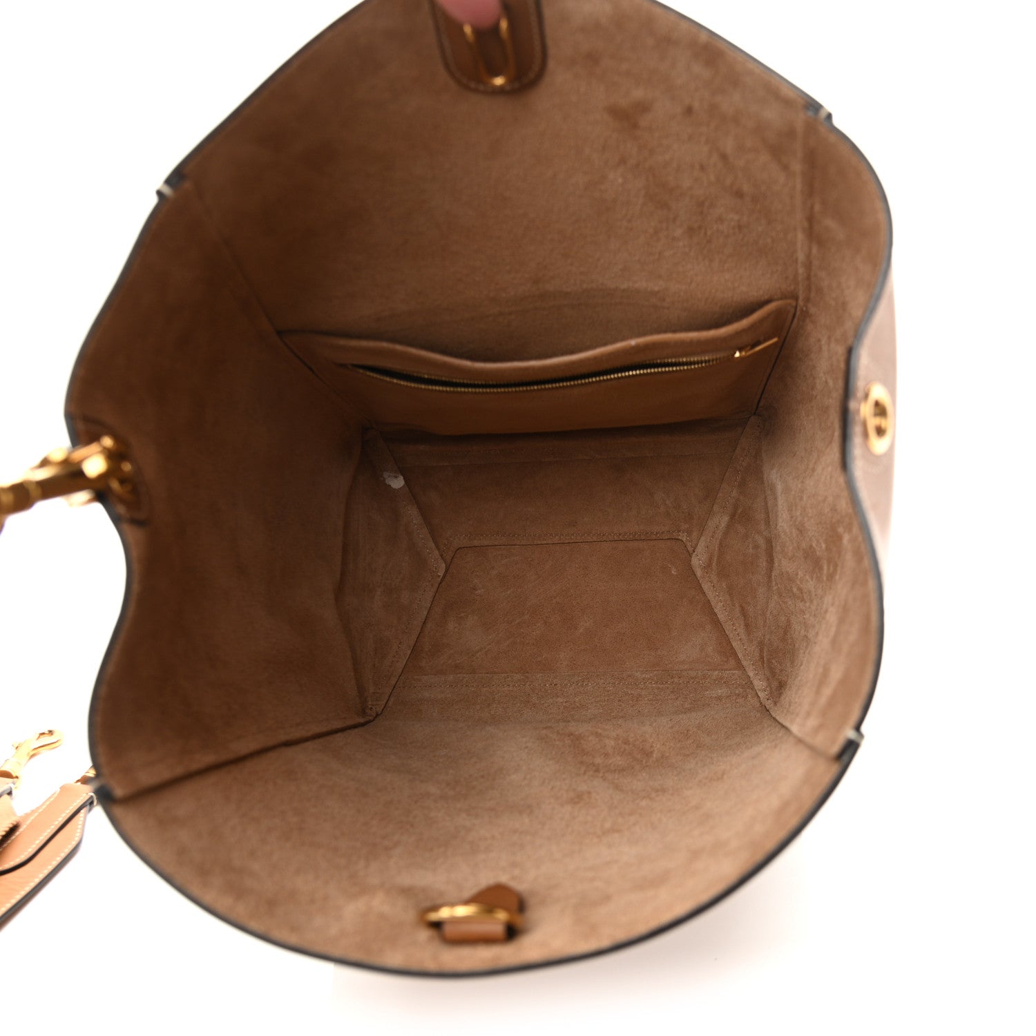 Celine Natural Calfskin Sangle Bucket Bag Light Camel 4 of 16
