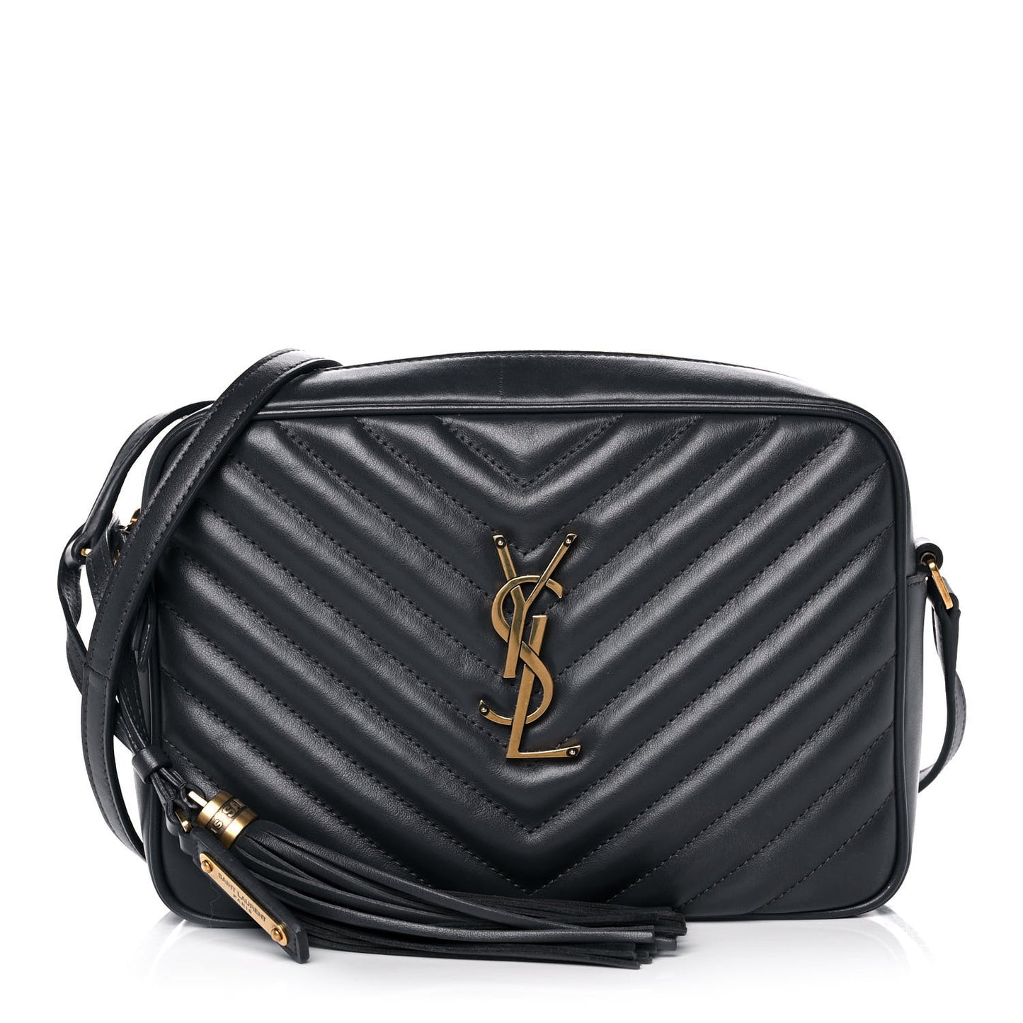 Calfskin Matelasse Monogram Lou Camera Bag Dark Smog