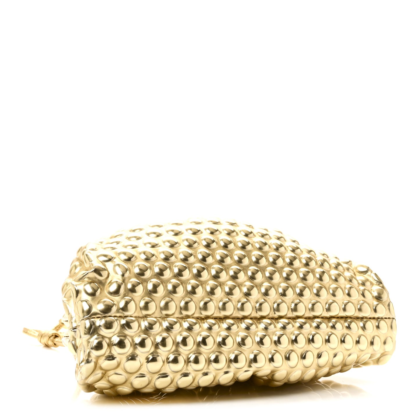 Metallic Fabric Bubble Wrap The Mini Pouch Gold