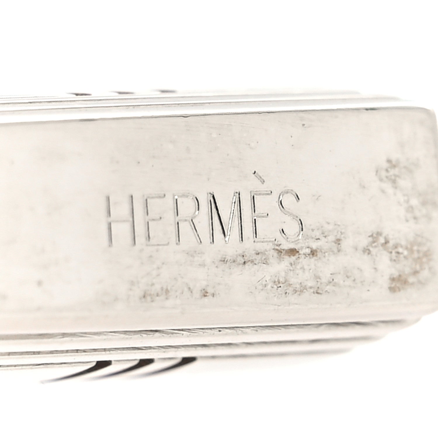 Hermes Palladium Breloque Bag Charm Silver 3 of 3