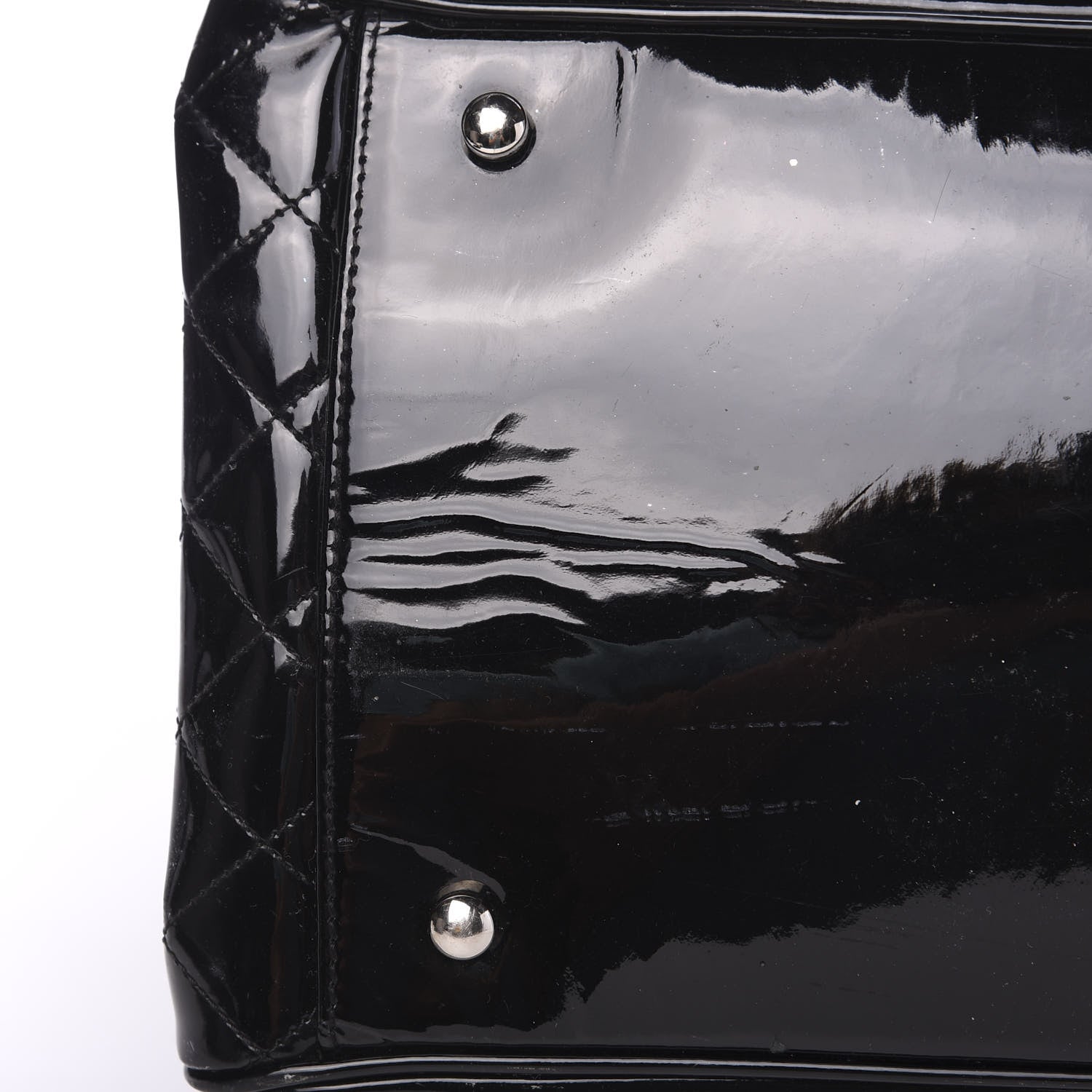 Chanel Vinyl XL Lipstick Tote Black 14 of 19