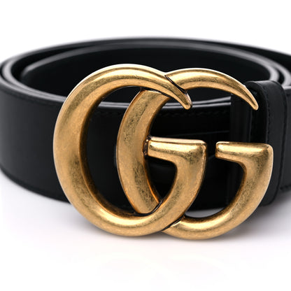 Gucci Calfskin Double G 40mm Belt 90 36 Black 6 of 6