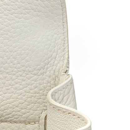 Hermes Taurillon Clemence Kelly Retourne 32 White 14 of 22
