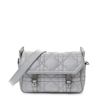 Christian Dior Calfskin Macrocannage Small Diorcamp Messenger Argent 1 of 11