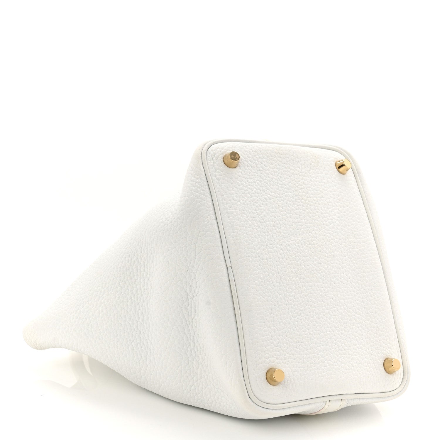 Hermes Taurillon Clemence Picotin Lock 18 PM White 4 of 10