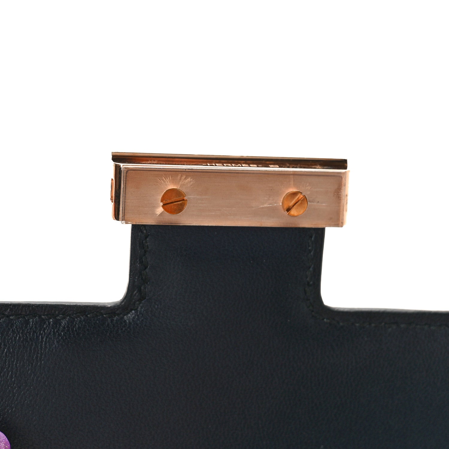 Hermes Ostrich Constance 18 Bleu Indigo 11 of 13