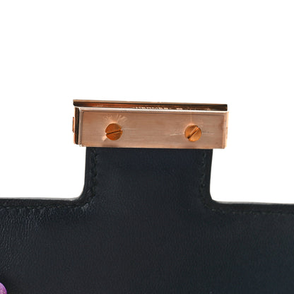 Hermes Ostrich Constance 18 Bleu Indigo 11 of 13