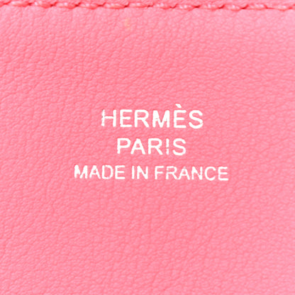 Hermes Swift Tigre Royal Bandana Carre Pocket Pouch Rose Ete 6 of 7