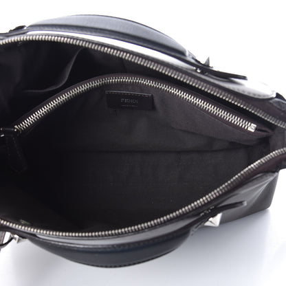 Fendi Vitello Dolce 4 Color Medium By The Way Boston Bag Carbone Grigio Polvere Multicolor 5 of 15