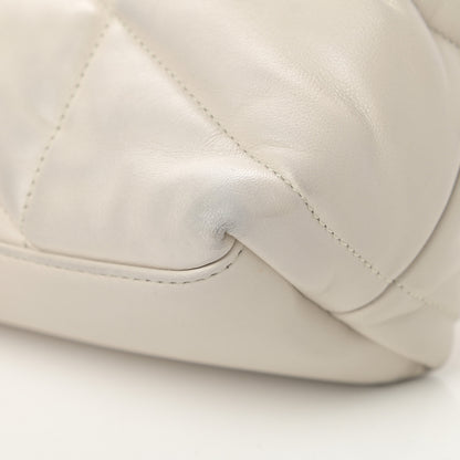 Saint Laurent Lambskin Quilted Small Loulou Puffer Monogram Chain Satchel Crema Soft 11 of 15