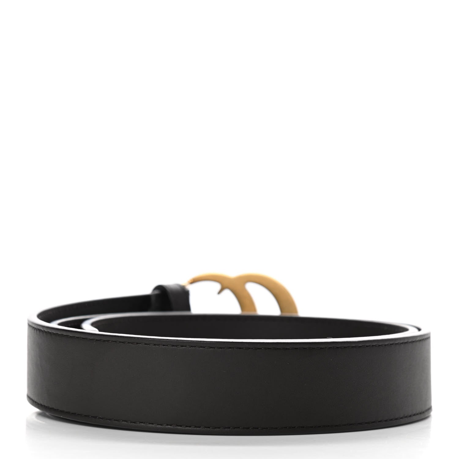 Gucci Moon Calfskin Double G 30mm Belt 90 36 Dark Cocoa 2 of 5