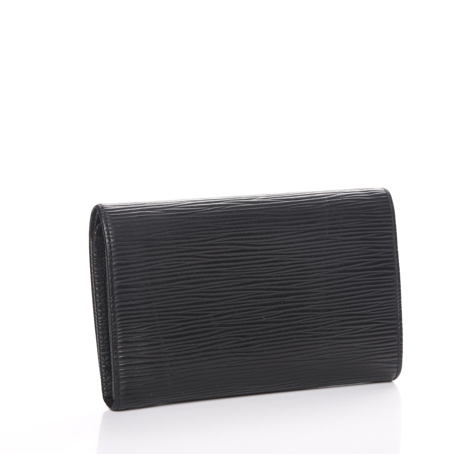 Louis Vuitton Epi Porte-Monnaie Billets Tresor Wallet Black 3 of 7