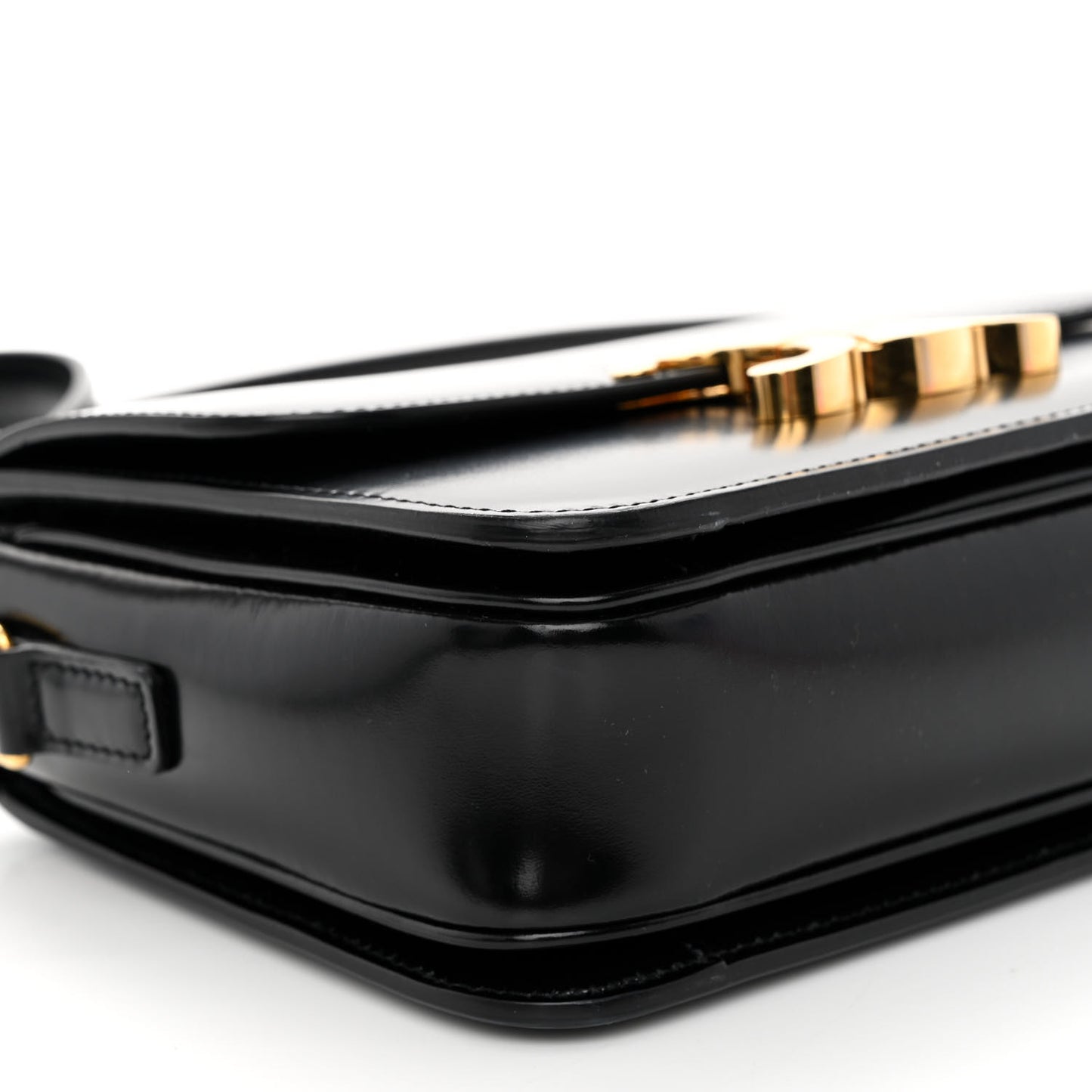 Shiny Calfskin Teen Triomphe Black