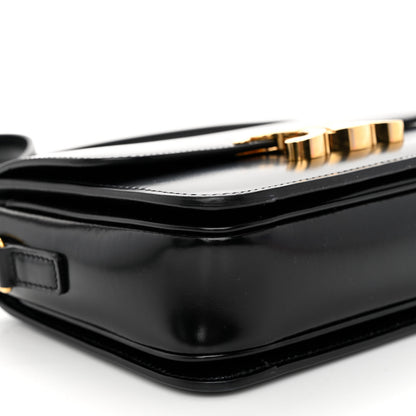 Celine Shiny Calfskin Teen Triomphe Black 7 of 8