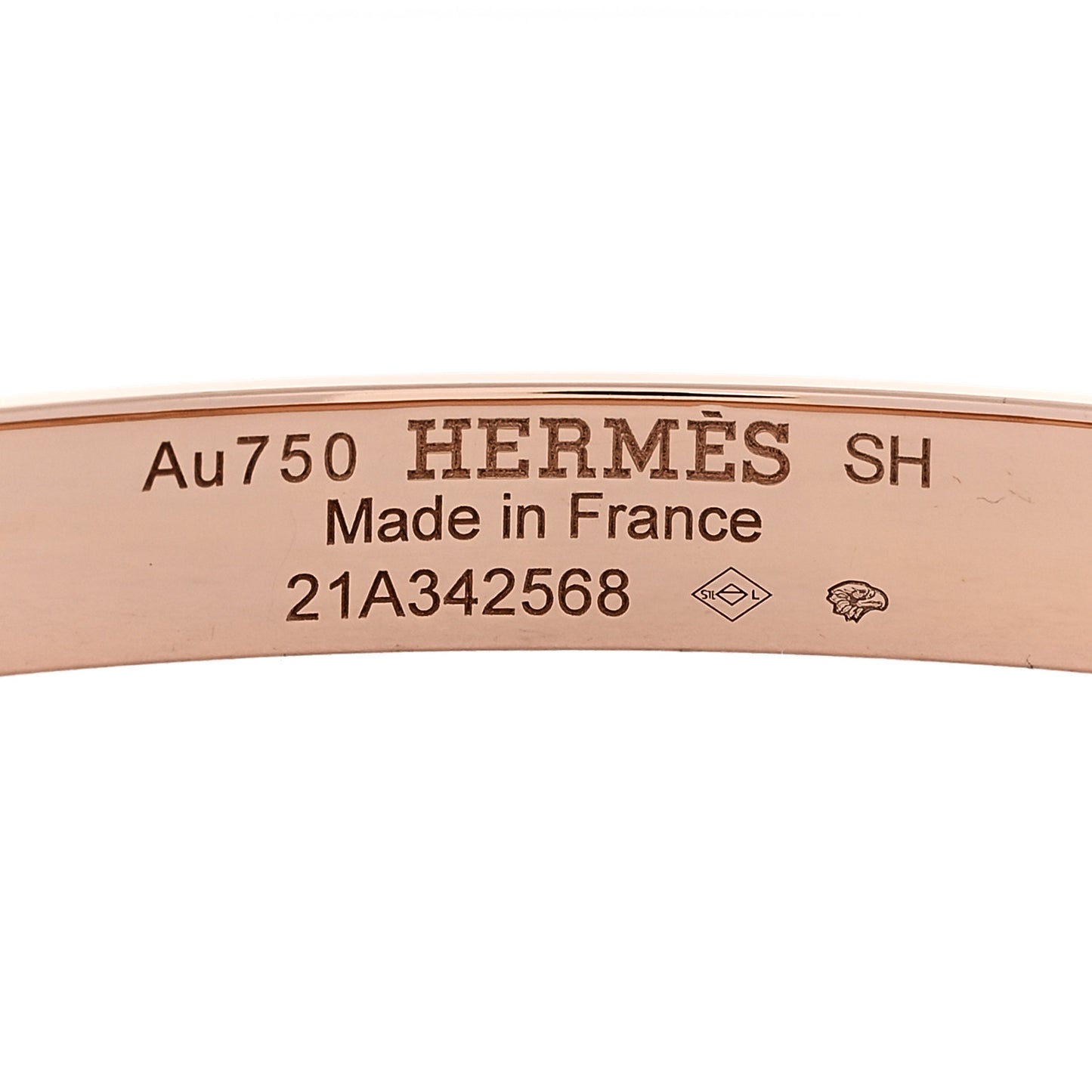 18K Rose Gold PM Collier De Chien Bracelet SH