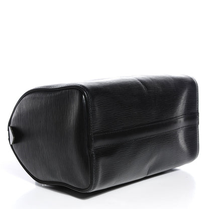 Louis Vuitton Epi Speedy 25 Black 4 of 7