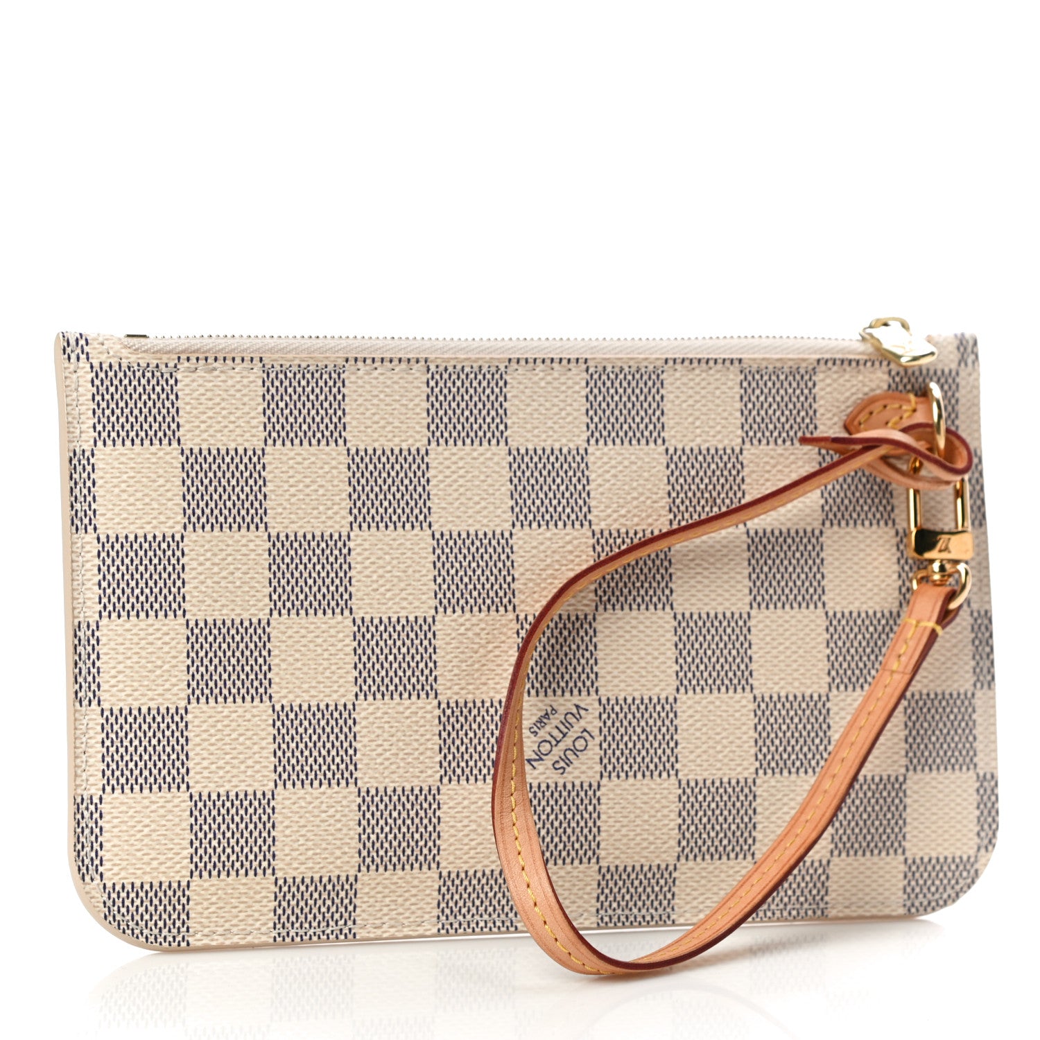 Louis Vuitton Damier Azur Neverfull PM Pochette 3 of 10