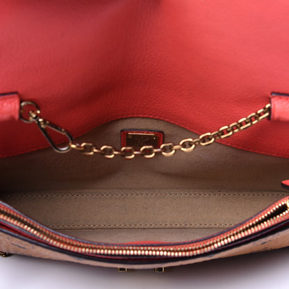 MCM Visetos Millie Crossbody Bag Cognac Marigold Orange 5 of 10