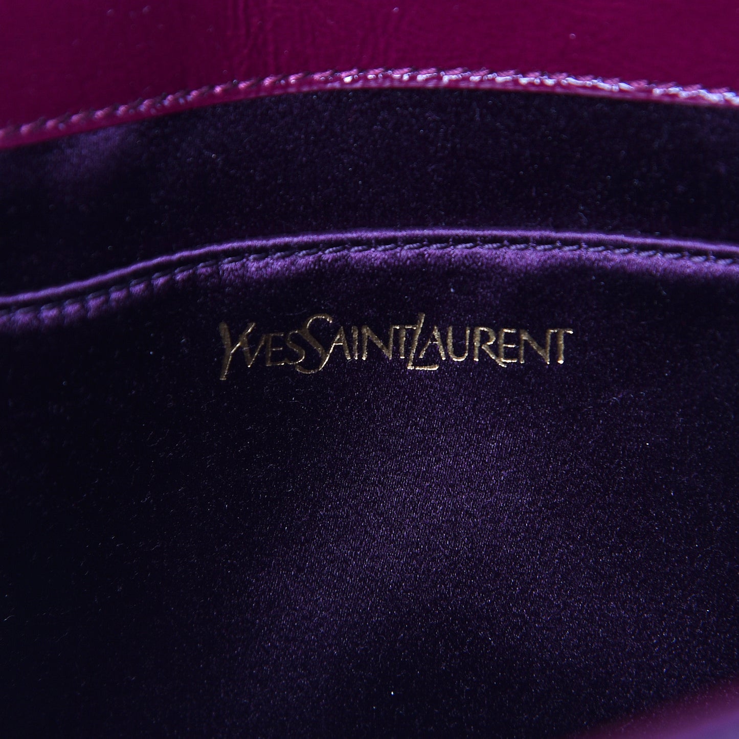 Textured Patent Monogram Large Belle De Jour Clutch Purple