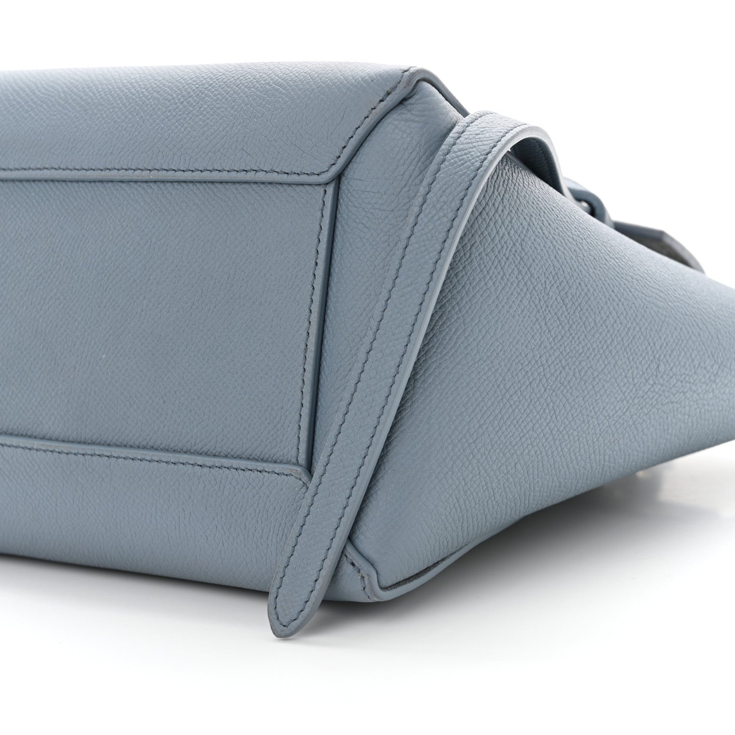 Celine Grained Calfskin Micro Belt Bag Washed Blue 9 of 11