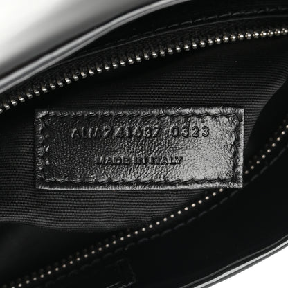 Saint Laurent Patent Calfskin Small Suzanne Rigid Shoulder Bag Black 7 of 13