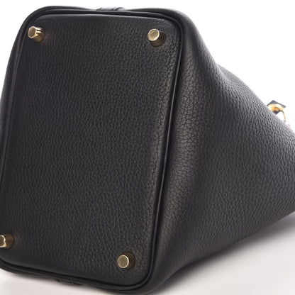 Hermes Taurillon Clemence Picotin Lock 18 PM Black 9 of 10