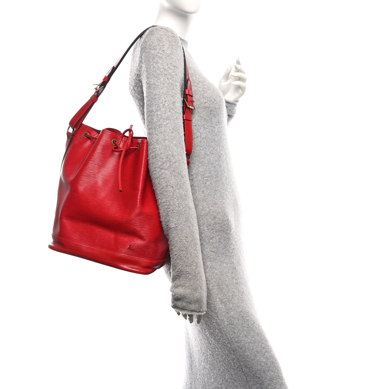 Louis Vuitton Epi Noe Castillan Red 2 of 9