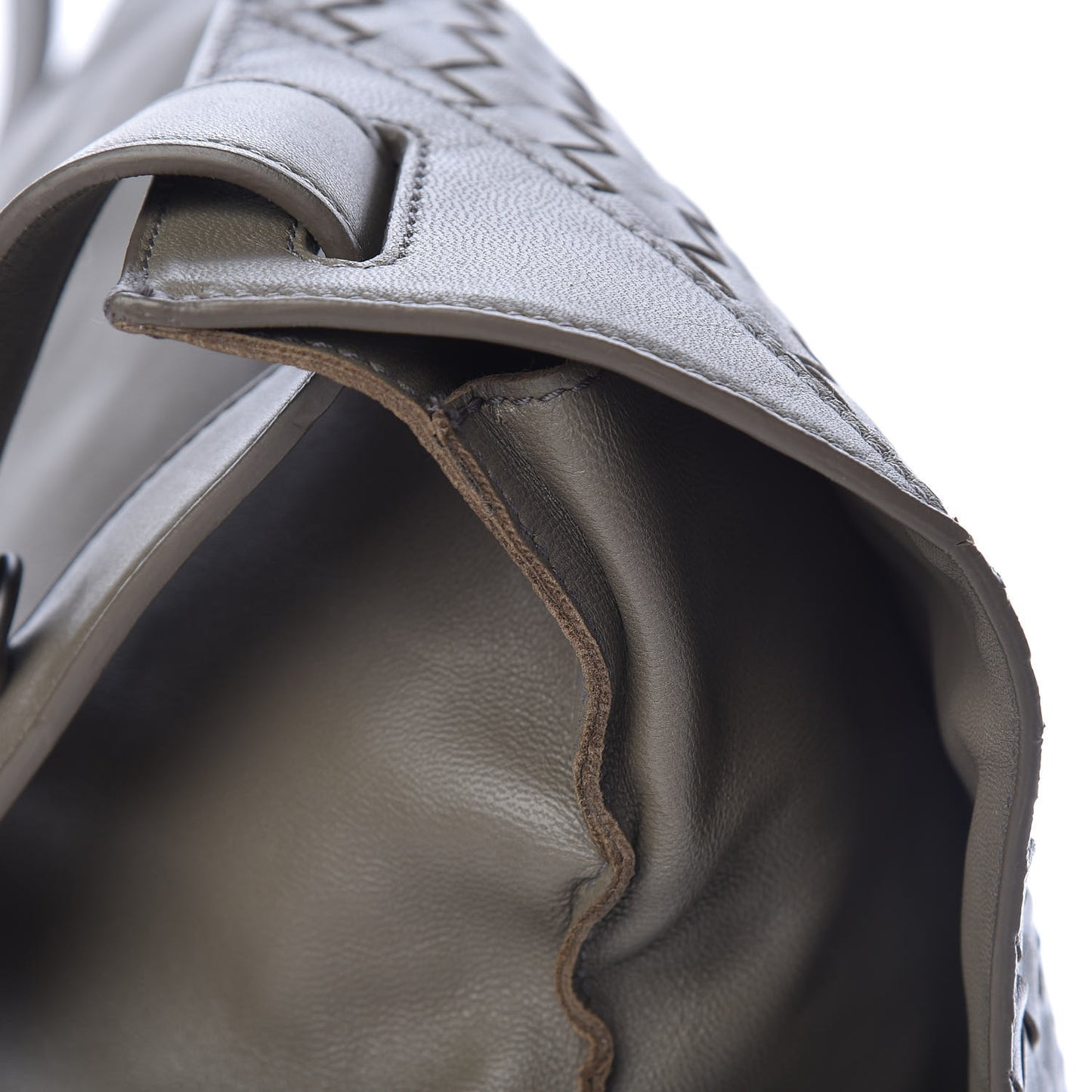 Nappa Intrecciato Messenger Bag Shadow