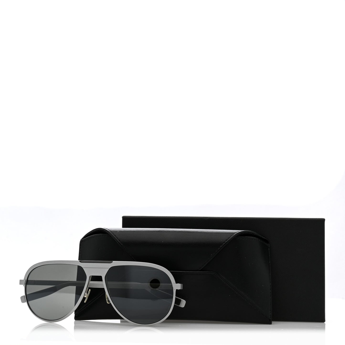 Homme Mens Aviator Sunglasses Silver