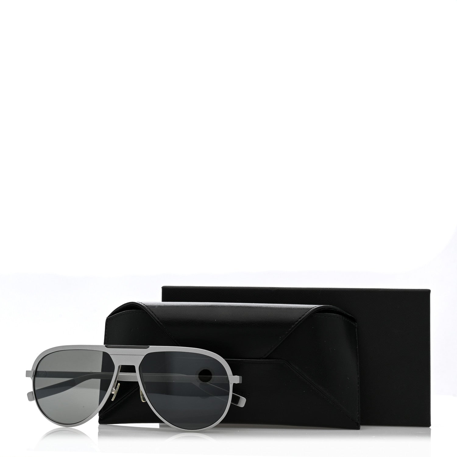 Christian Dior Homme Mens Aviator Sunglasses Silver 7 of 7