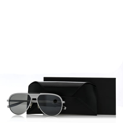Christian Dior Homme Mens Aviator Sunglasses Silver 7 of 7