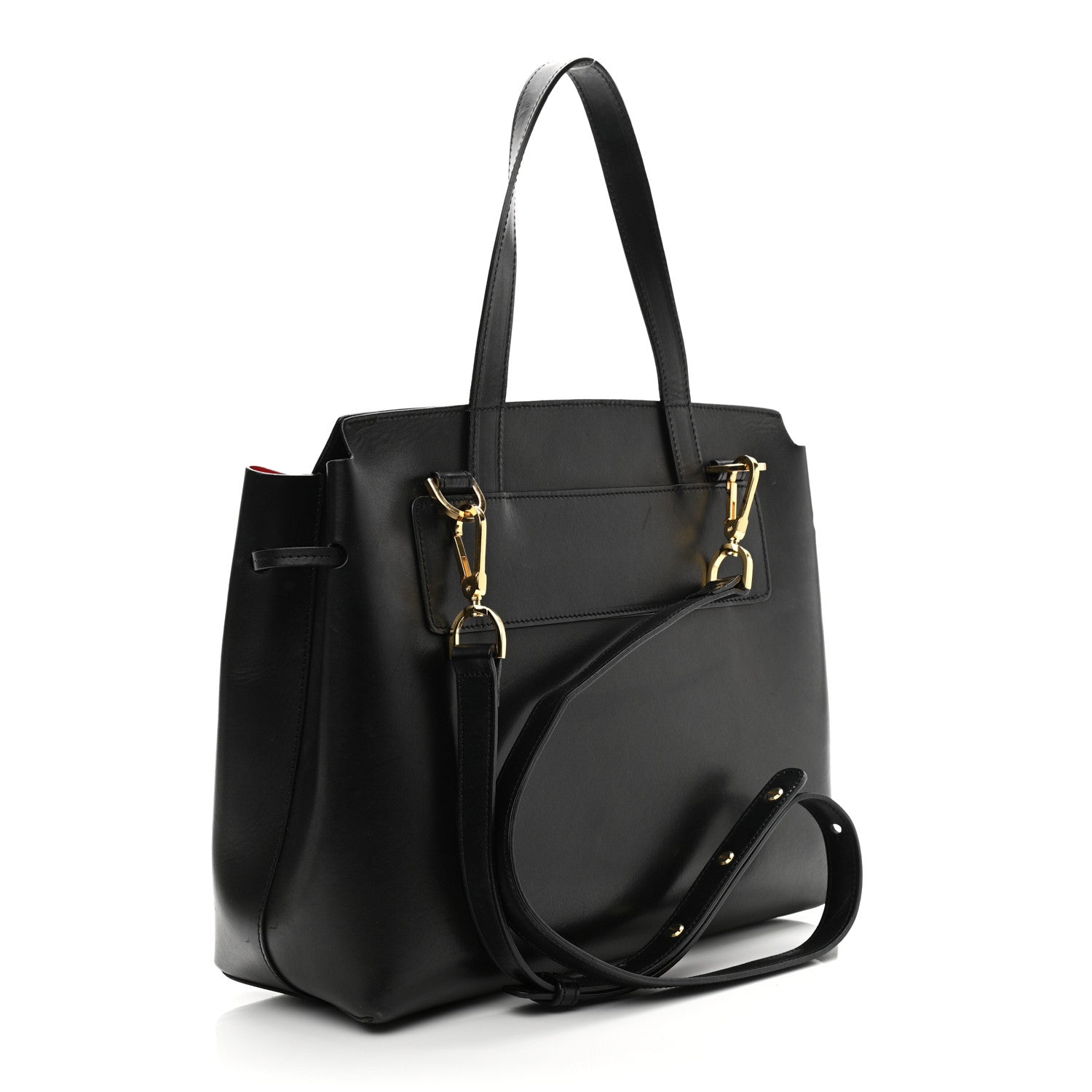 Mansur Gavriel Calfskin Lady Bag Black Flamma 3 of 13