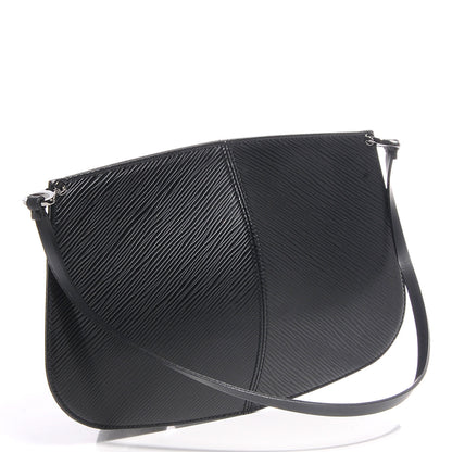 Louis Vuitton Epi Demi Lune Pochette Black 3 of 7