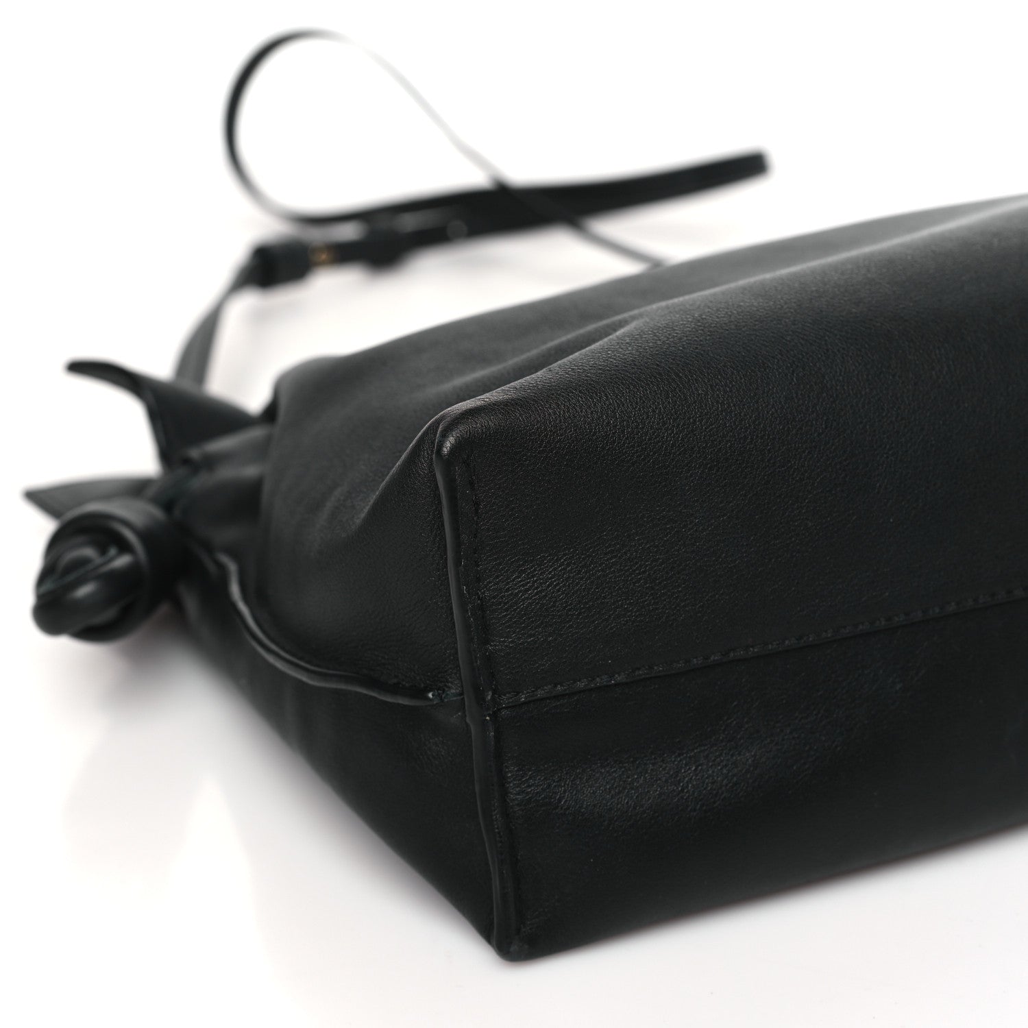 Loewe Nappa Flamenco Knot Clutch Black 9 of 12
