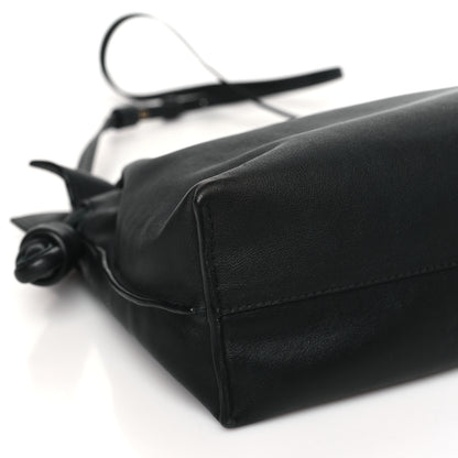 Loewe Nappa Flamenco Knot Clutch Black 9 of 12