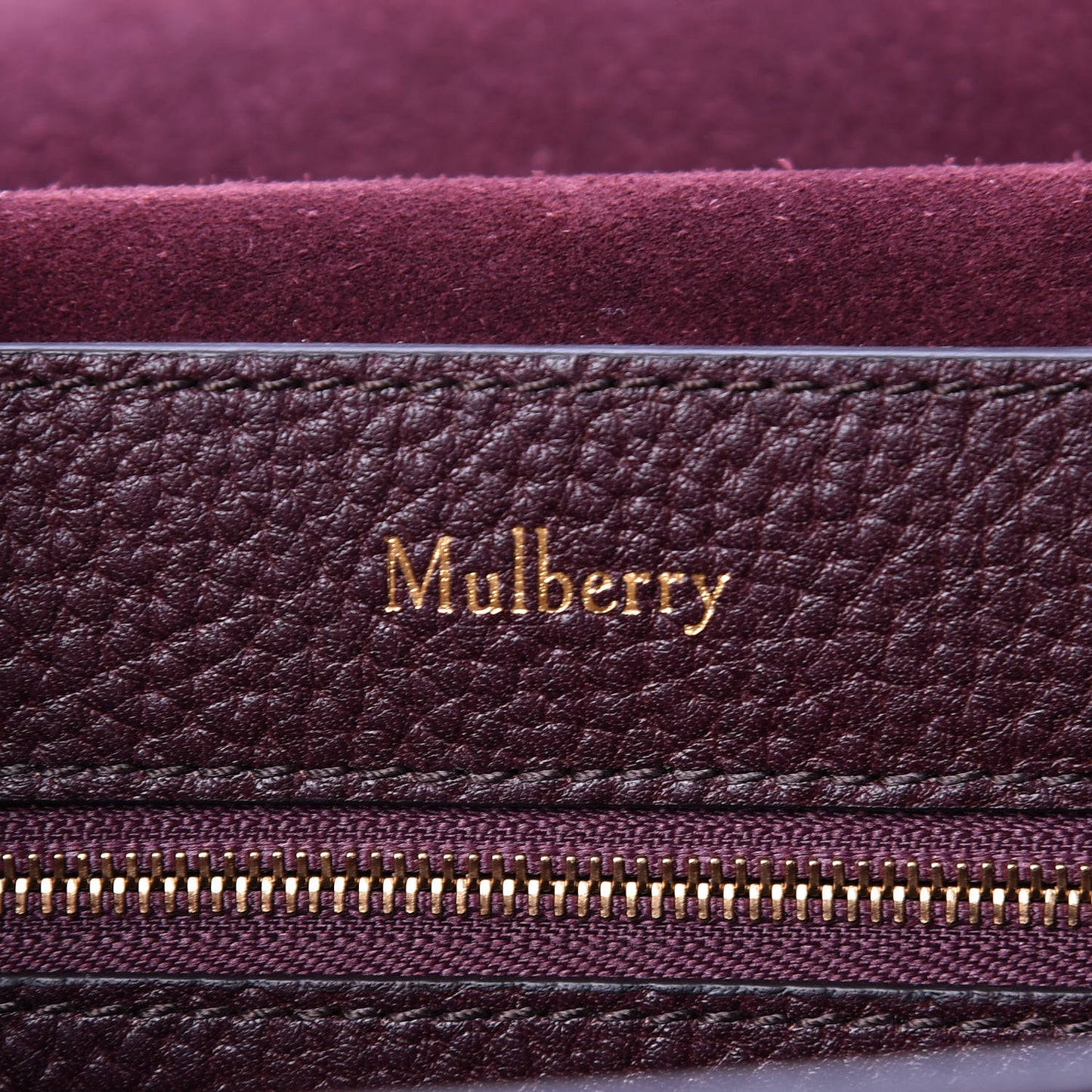 Natural Grain Leather Amberley Satchel Oxblood