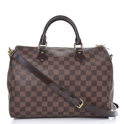 Louis Vuitton Damier Ebene Speedy Bandouliere 30 1 of 10