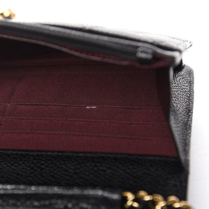 Chanel Caviar Quilted Wallet On Chain WOC Black 14 of 15