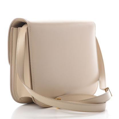 Celine Box Calfskin Medium Classic Box Flap Bag Powder 2 of 9