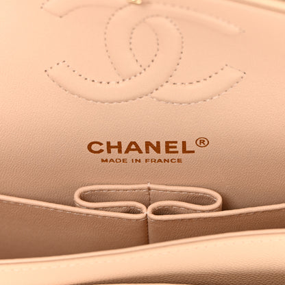 Chanel Caviar Chevron Quilted Small Double Flap Beige 6 of 11