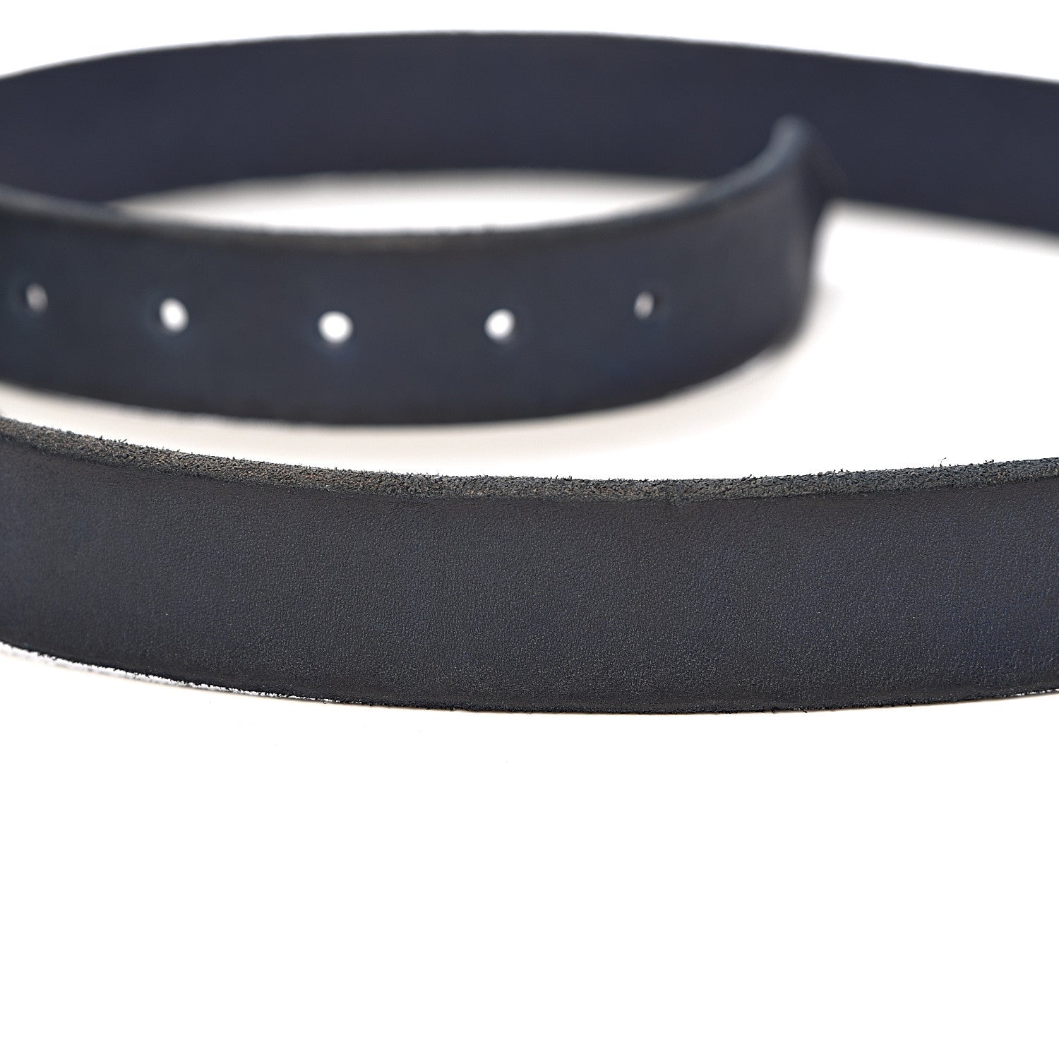 Gucci Cuoio Toscano Nickel Double G 30mm Belt 100 40 Blue 7 of 8