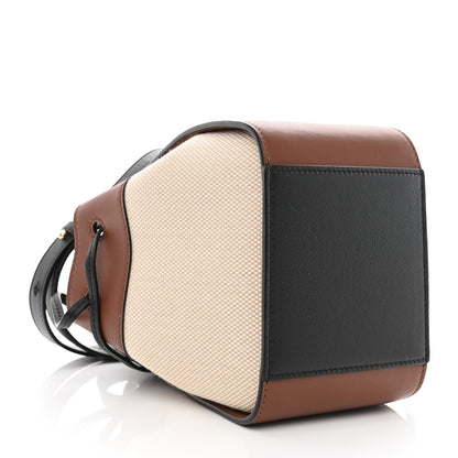 Loewe X Spirited Away Calfskin Textile Susuwatari Mini Hammock Shoulder Bag Havane Ecru 4 of 11