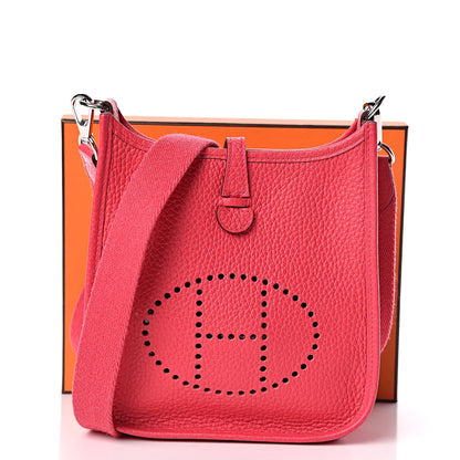 Hermes Taurillon Clemence Evelyne TPM Rose Extreme 12 of 12
