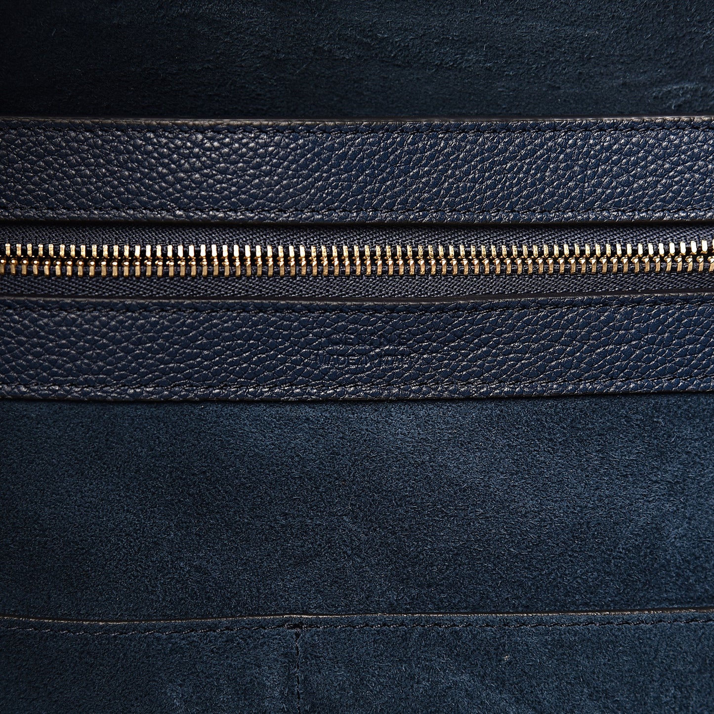 Soft Grained Calfskin Small Belt Cabas Phantom Abyss Blue