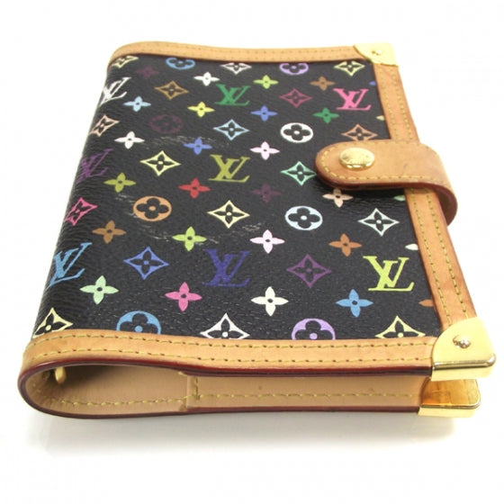 Louis Vuitton Monogram Multicolor Agenda PM Noir 3 of 8